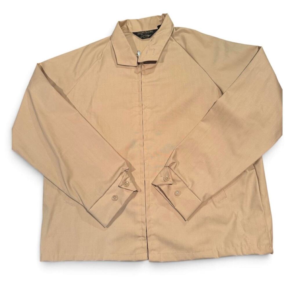 Vintage 60s Sears Harrington Jacket Men’s 40 Regular NWOT Deadstock Tan